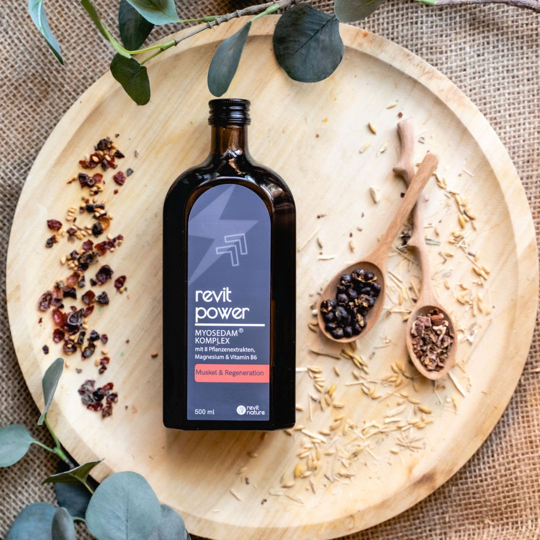 MyoSedam® Komplex: Adaptogene und Extrakte als Nahrungsergänzung im Sport - Revit Nature