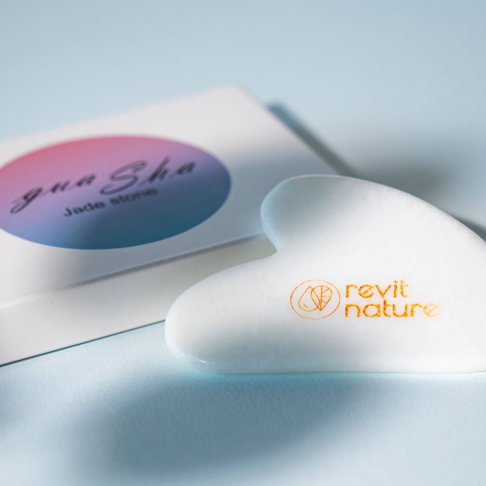 Gua Sha Stein Jade weiß - Revit Nature